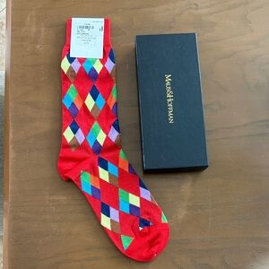 Maus & Hoffman Argyle Men's Socks. Men’s size M.